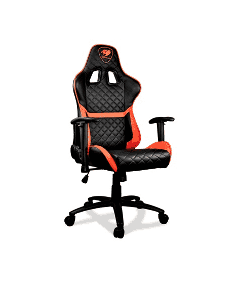 Cougar Silla Gamer Armor One, hasta 120Kg, Negro/Naranja