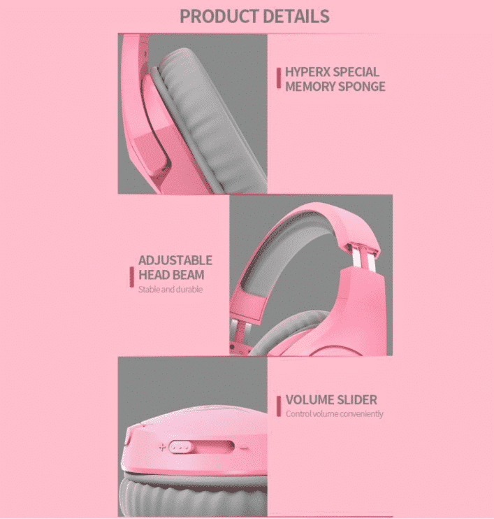 HEADSET PARA GAMING HYPERX CLOUD PINK STINGER HHSS1X-AX-PK/G