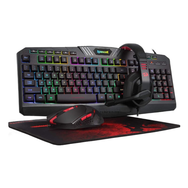Combo 4 en 1 Redragon S101-BA-2-SP - Negro