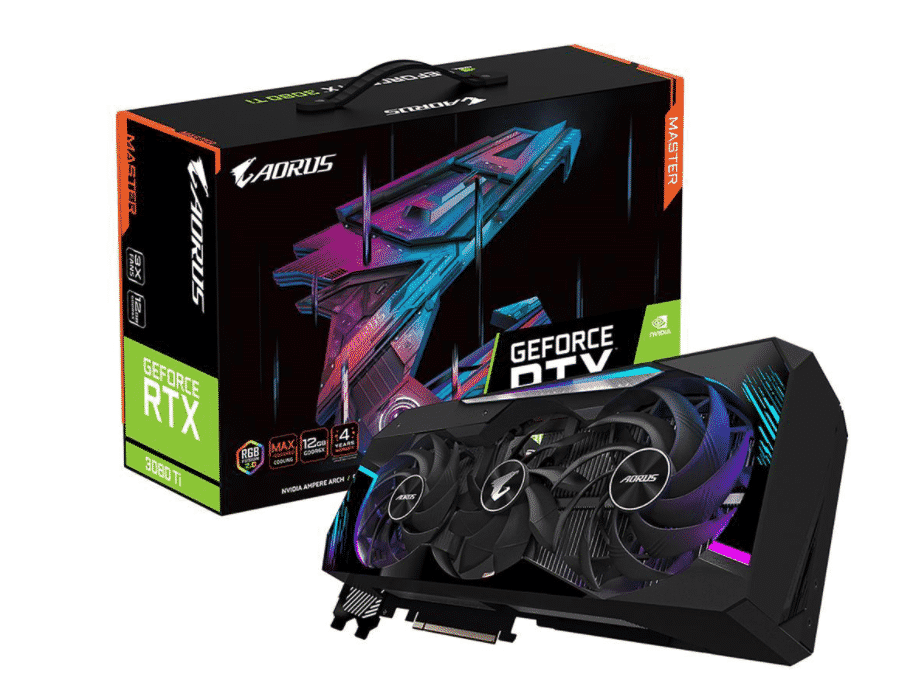 Tarjeta de Video Nvidia Geforce GIGABYTE Aorus RTX 3080 ti 12gb Gddr6x GV-N308TAORUS M-12GD