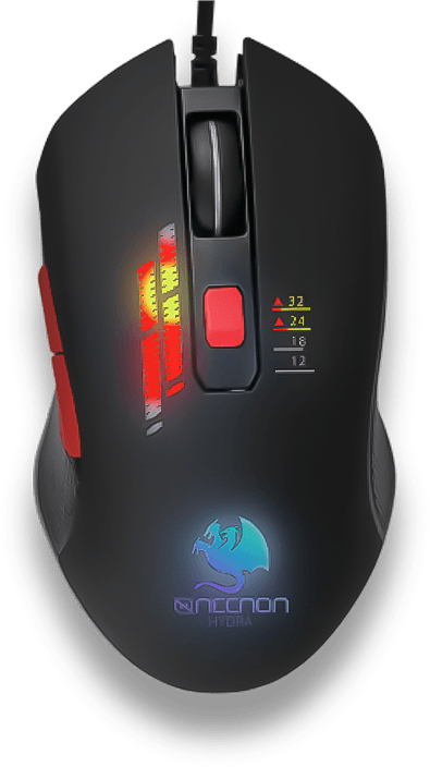Mouse Gaming NECNON NGM-HYDRA - 3200 DPI