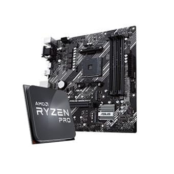 Set Procesador AMD Ryzen 7 Pro 4750g 3.6ghz + TARJETA MADRE ASUS PRIME B550M-K AMD RYZEN AM4 DVI-D/HDMI/D-SUB
