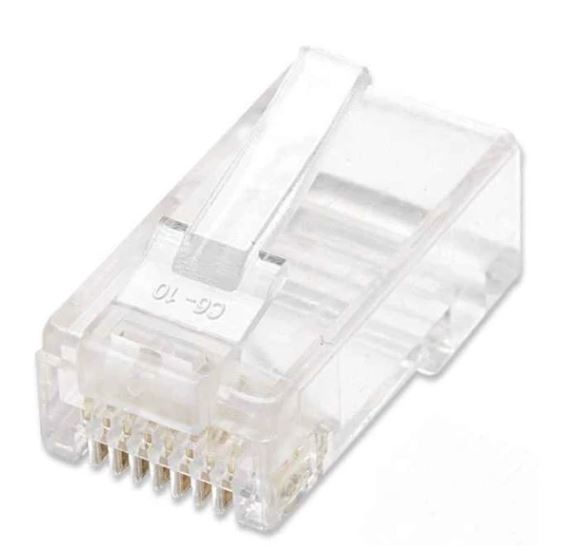 Plugs de Red CAT6 INTELLINET - Macho/Macho, Transparente