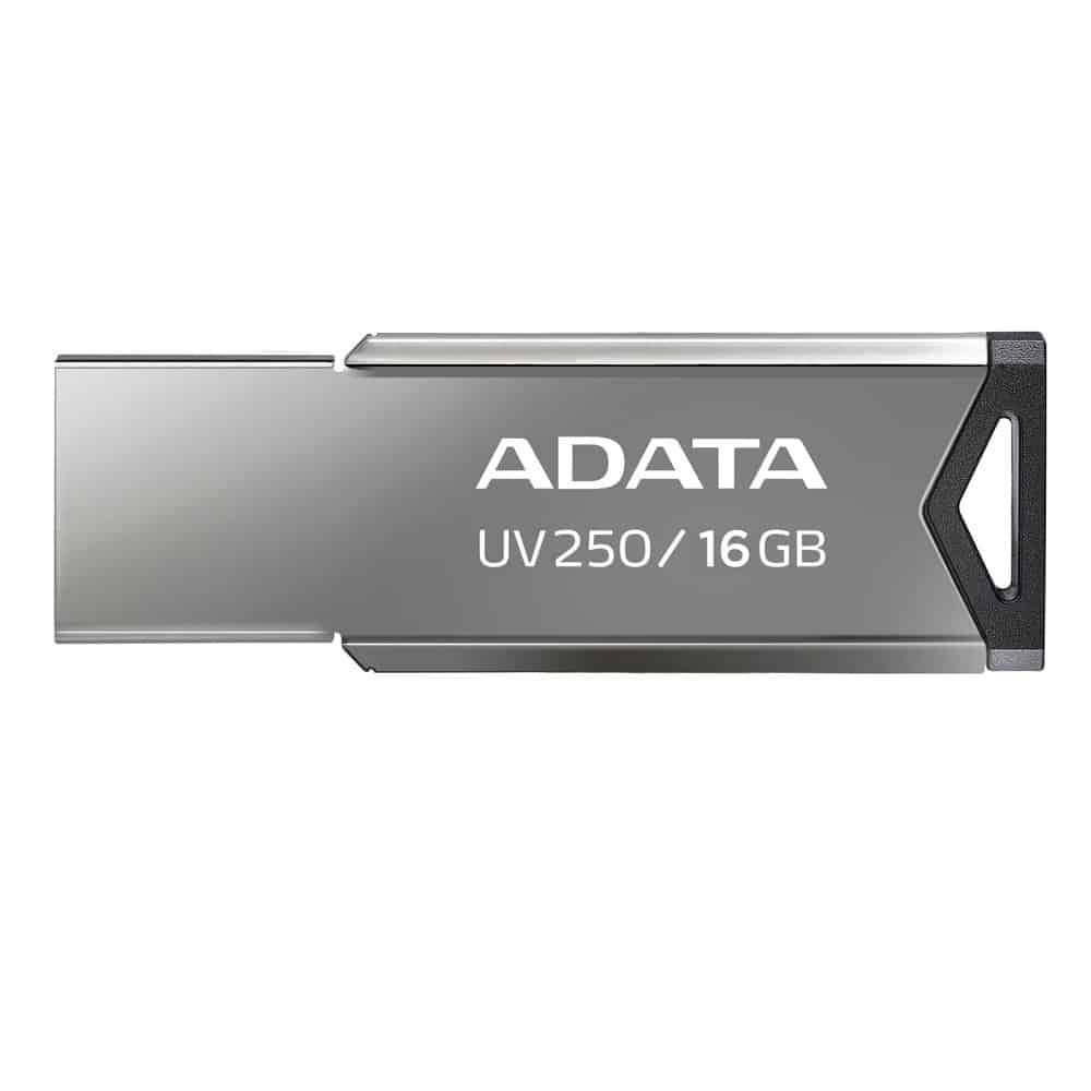 Memoria                                                                                                                                                                                                      Usb 2.0 Adata Auv250-16g-rbk - Plata, 16 Gb, Usb Tipo A