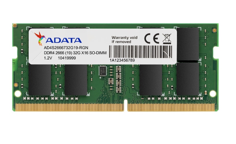 Memoria                                                                                                                                                                                                          Adata Ad4s26668g19-sgn - 8 Gb, Ddr4, 2666 Mhz, So-dimm