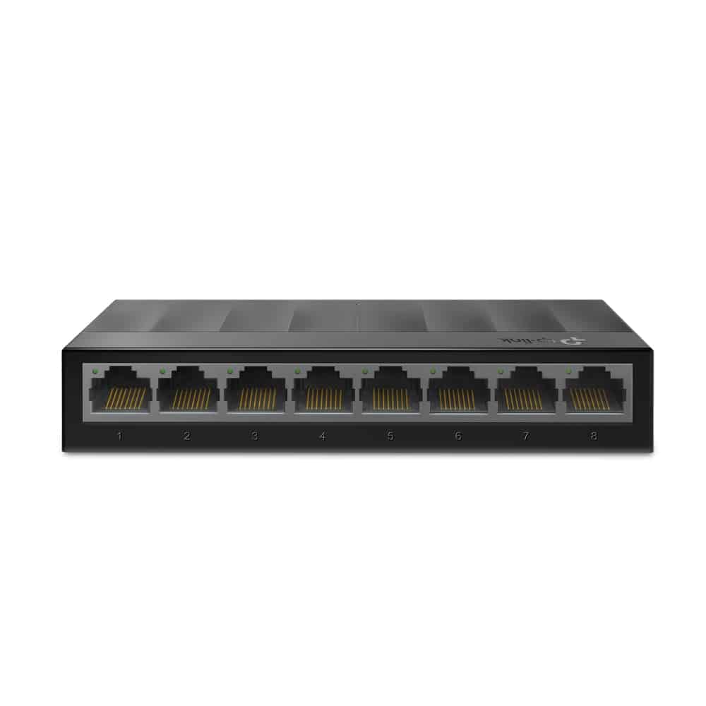 Switch                                                                                                                                                                   No Administrable 8 Puertos Tp-link Ls1008g – Negro, 3.9 W