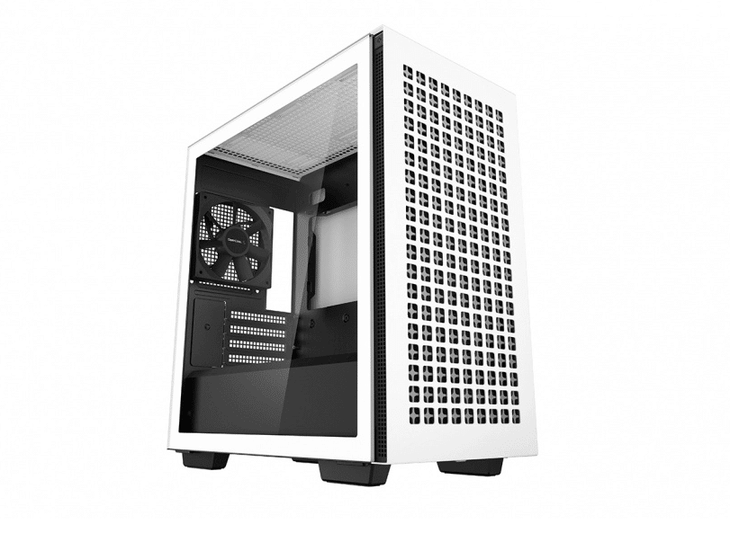 Gabinete Deepcool Ch370 Con Ventana Atx USB 3.2 1 Ventilador Sin Fuente Blanco