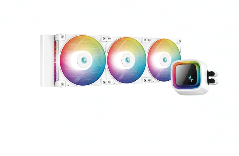 Enfriamiento       Líquido Para Cpu Deepcool Ls720 Wh 360mm 3 Ventiladores