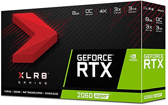 Tarjeta  De Video Pny Geforce Nvidia RTX 2060 Super 8gb GDDR6 Xlr8 OC Edition Dual Fan