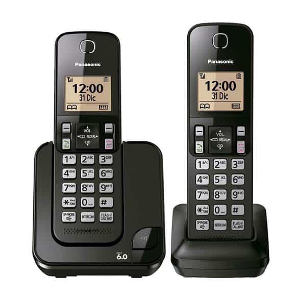 Panasonic Telefono Inalambrico P.lcd 1.6 + 1 Auri Negro(kx-tgc352meb)