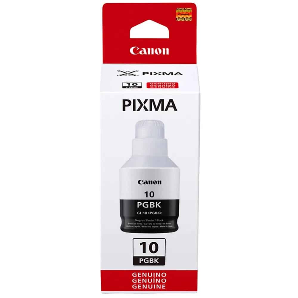 Botella De Tinta Canon Gi-10 Bk Negro (3382c001aa)