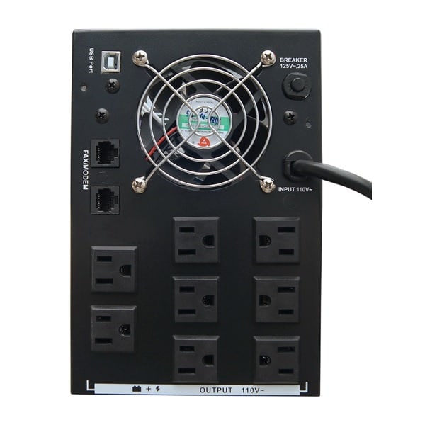 Nobreak/ups Vica 3000va/1800w 8 Tomas, Rj45 Pantalla Lcd (s 3000)