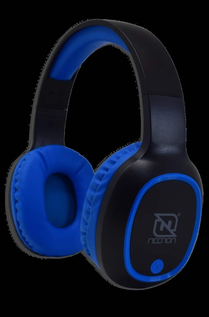 AUDIFONOS NECNON BLUETOOTH NBH-04 MANOS LIBRES NEGRO/AZUL NBAB042300