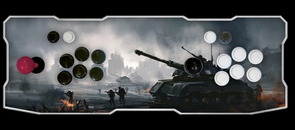 CONSOLA WAR NECNON ARCADE 2 JUGADORES 8800 JUEGOS NBCA88WA16