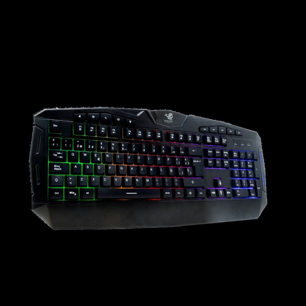 Kit  Gaming Necnon 4 En 1 Ngc-kraken Audifono Led/teclado/mouse/mp Azul