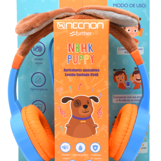 Audifonos                                                                                                                                                                                                                                                                                                                                                                                                                                                                                                                                                                                                                                                                                                                                                                                                                                                                                                                                                                                                                                                                                                                                                                                                                               Necnon Alambricos Kids 3.5 Mml Puppy Azul Nbakpu0395