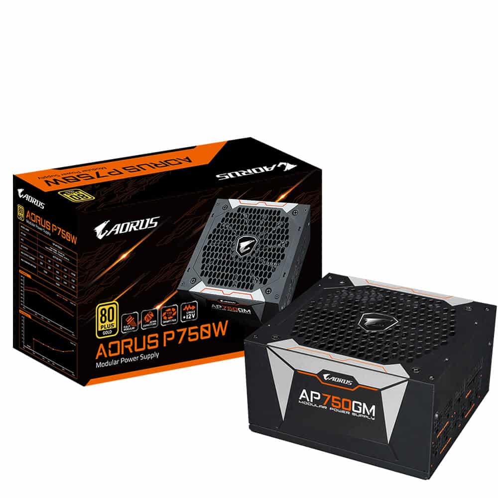 FUENTE DE PODER AORUS P750W 80 PLUS GOLD FULLY MODULAR GP-AP750GM