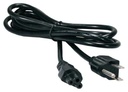 348591                                                                                                                                            Cable Corriente Para Lap Top (triple) - 1.8 M Color Negro.