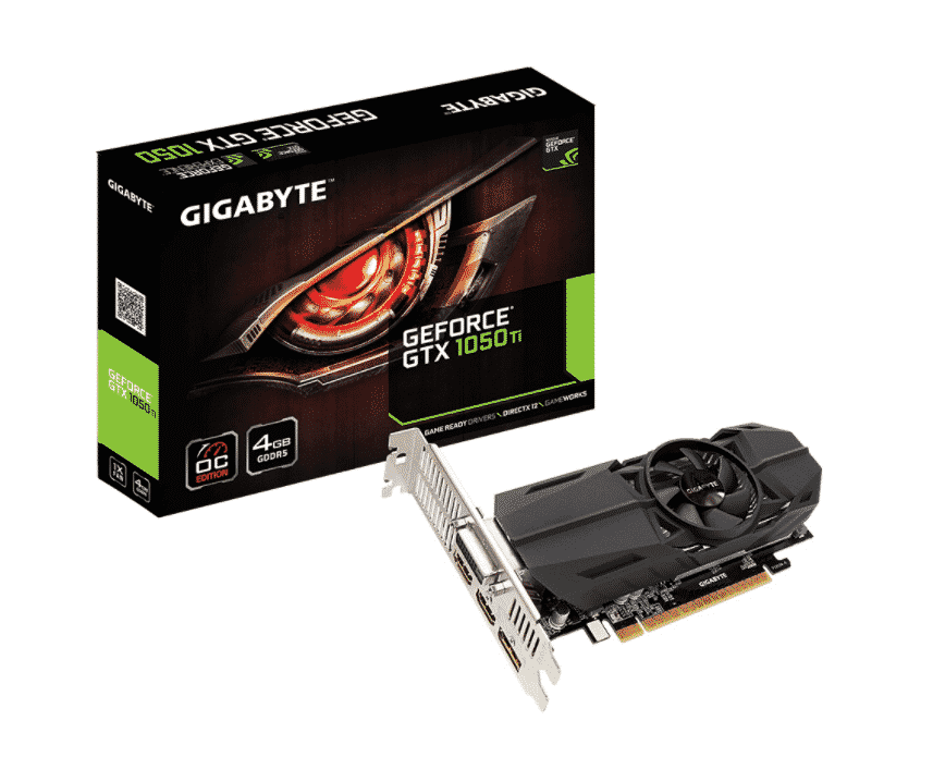 Tarjeta   De Video Gigabyte Nvidia Geforce GTX 1050 Ti OC Low Profile, 4gb 128-bit GDDR5