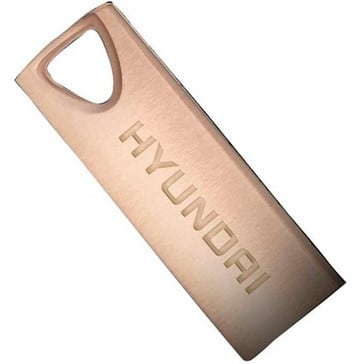 Memoria                                                                                                                                                                                              Usb Hyundai U2bk/16garg - Oro Rosa, 16 Gb, Usb 2.0