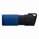 Memoria USB  Kingston Technology DTXM/64GB - Azul / Negro, 64 GB, USB