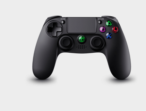 Control Pad T-dagger Scorpio: Controlador De Juegos Multifuncional Para Ps4/pc Con Bluetooth/usb + Vibración + Panel Táctil + Conector De Audio 3.5 Mm.