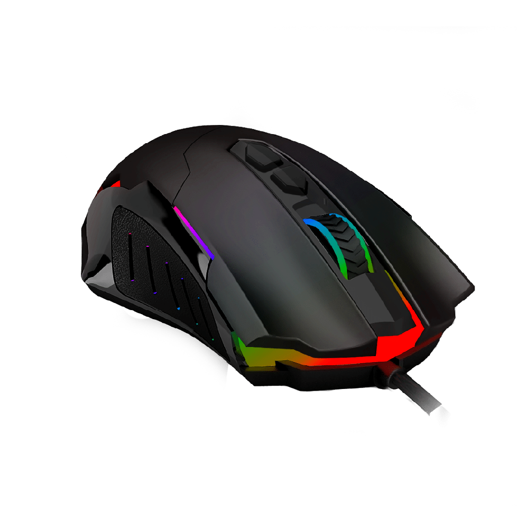 Mouse Gamer T-dagger Beifadier Negro: Dpi 400-7200, 7 B. Programables, Luz RGB Y Diseño Ergonómico