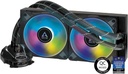 Disipador Líquido Arctic Liquid Freezer Ii &#8211; 240 A-rgb Black Para Procesadores Con Doble Ventilador Y RGB