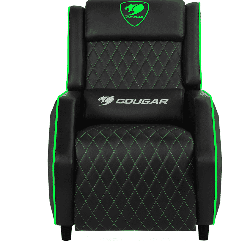 SOFA PARA GAMING COUGAR RANGER RECLINABLE 160X64X47CMS NEGRO VERDE