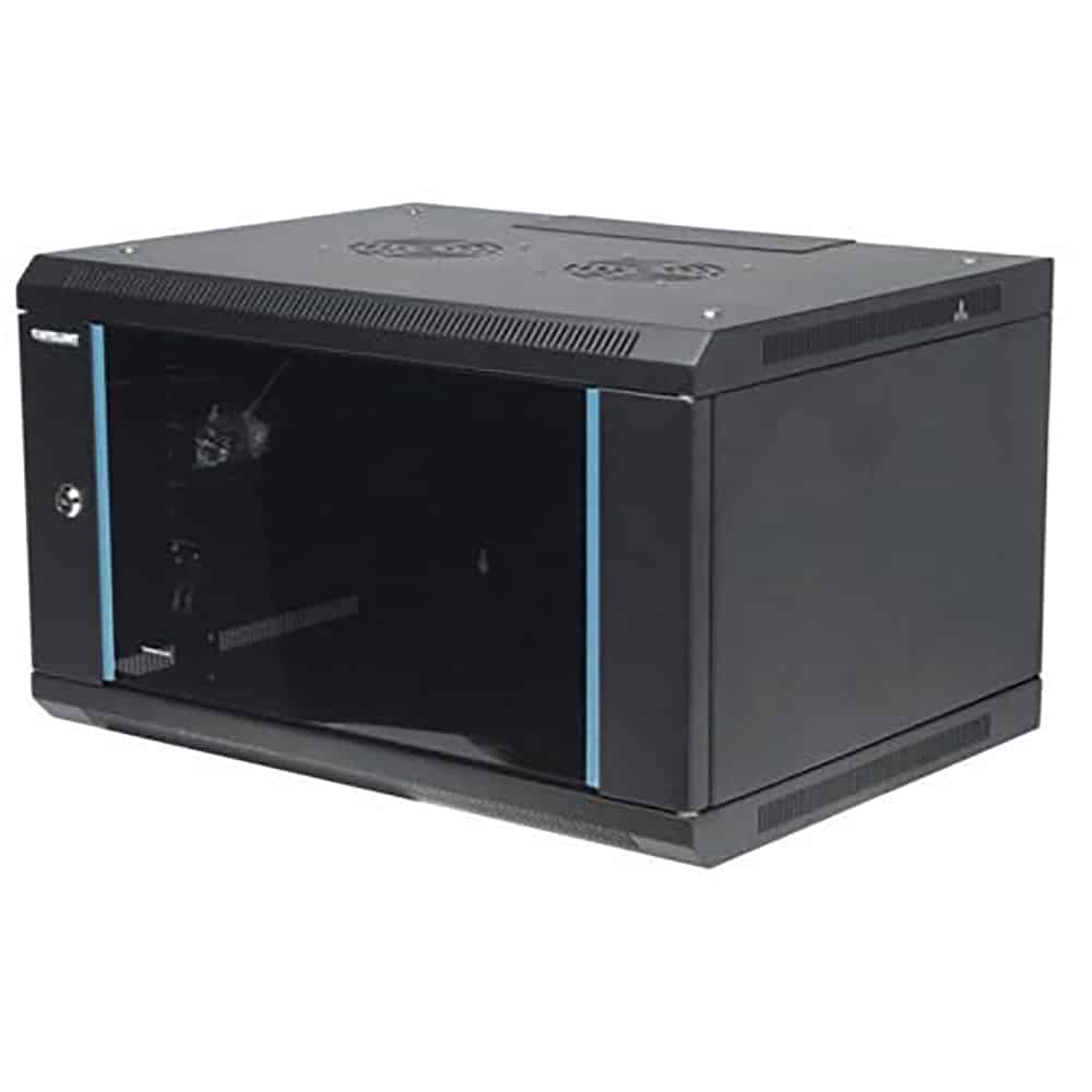 Gabinete  De 19 Para Montaje En Pared, 12 U, Negro, Intellinet 203869
