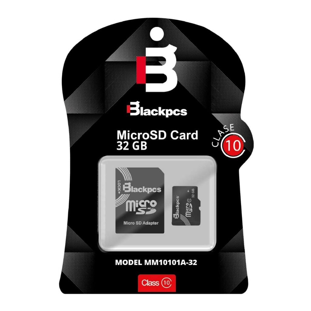 Memoria                                                                                                                                                                                                                                                                                                                                                                                                                                                                                                                                                                                                                                                                                                                                                                                                                                                                                                                                                  Micro Sd Blackpcs Cl10 32gb C/adaptador (mm10101a-32)