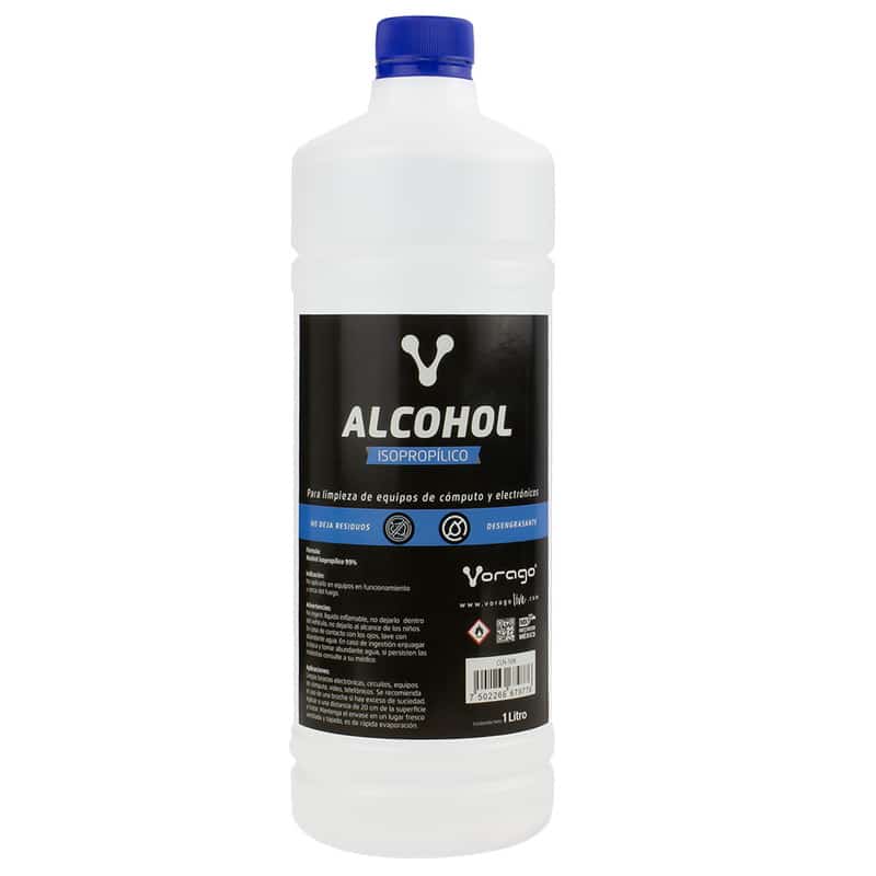 Alcohol         Isopropilico Vorago Cln-108 Botella 1 Lt Pue