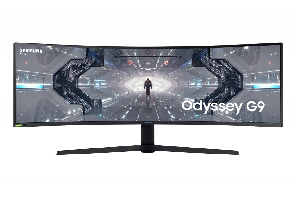 Monitor Gamer Curvo Samsung Odyssey G9 49″, Super Ultra Widescreen, G-sync, 240hz, Hdmi, Negro/blanco