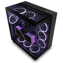 Gabinete  NZXT H9 Elite Mini-itx 3/vent F120 /rgb Duo Negro Cm-h91eb-01 Pue