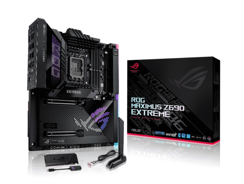 Tarjeta  Madre ASUS Atx Extendida ROG Maximus Z690 Extreme S-1700 Intel Z690 HDMI 128gb Ddr5