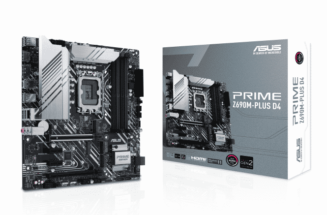 Tarjeta  Madre ASUS Prime Z690m-plus D4 Ddr4lga1700/m.2/usb3.2/hdmi