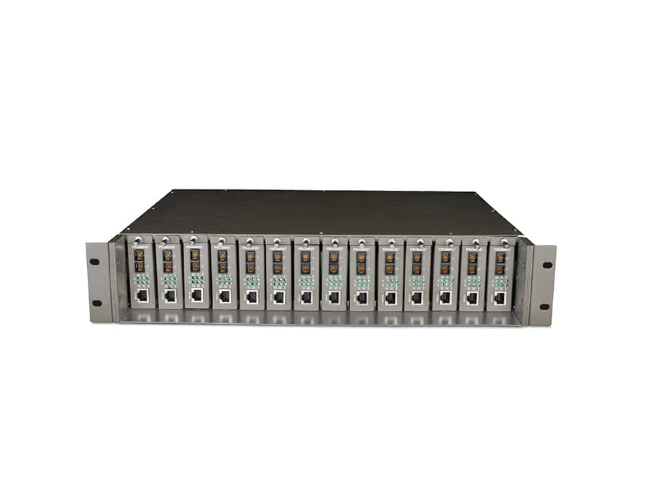 (OPEN BOX) CHASISP/MONTAJE RACK TP-LINK/14PTOS/P/CONV DE MEDIOS/TL-MC1