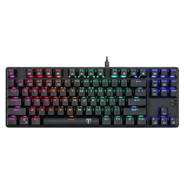 Teclado     Mecánico T-dagger Bora T-tgk315-rd  Para Juegos Con Switch Rojo Y Led-rgb