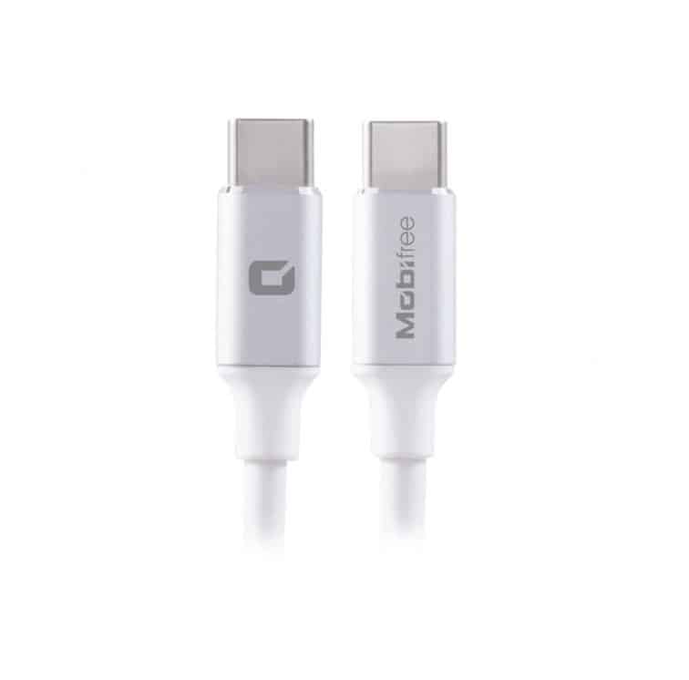Cable                                                                                                                                                                                                                                                                                                     C A C Mobifree Cable Tipo C A C - Usb C, Usb C, 1 M, Color Blanco