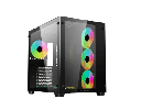 Gabinete                                      Balam Rush Gamer Micro Torre Atx Tank Pro Gm930 Legend Series Br-935944 Negro