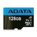Memoria                                                                                                                                                                                                            Micro Sd Adata Ausdx128guicl10a1-ra1 - 128 Gb, 100 Mb/s, Negro, Clase 10