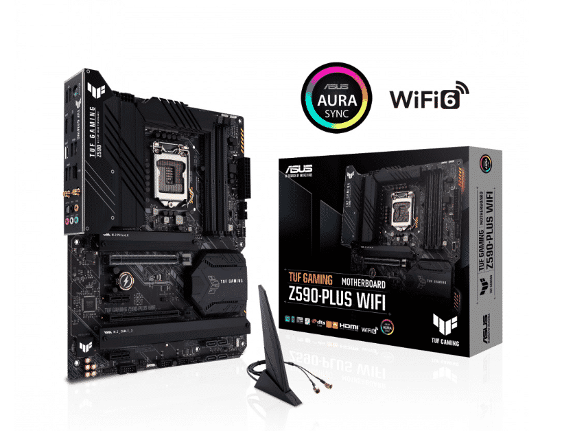 TARJETA MADRE ASUS TUF GAMING Z590-PLUS WIFI /LGA 1200/DDR4/WI-FI 6 (