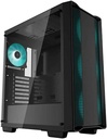 Gabinete                     Gamer Deepcool Cc560 + Fuente De Poder Pk600d De 600w (r-cc560-sibkgaa4-a-1), Color Negro, Formato Media Torre