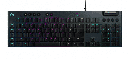 Teclado Gamer Logitech LightSync G815 RGB, Teclado Mecánico, GL Táctil, Alámbrico, Negro (Inglés) (REMATE OPENBOX)