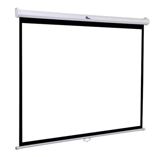 (ed)                                                                                                                                Pantalla Proyeccion Manual Qian Guding Qpg-69503 120" Blanca Mate