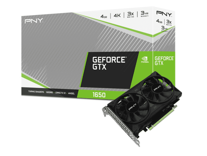 Tarjeta   De Video Pny Nvidia Geforce GTX 1650 Dual Fan 4gb GDDR6 Vcg16504d6dfppb