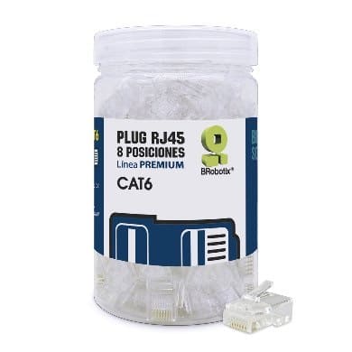 Plugs                                                                                                                                                                                                                                                                                                                                                                                                                                                                De Red Rj45 - Cat6 Bote 100 Pzs Brobotix 263861