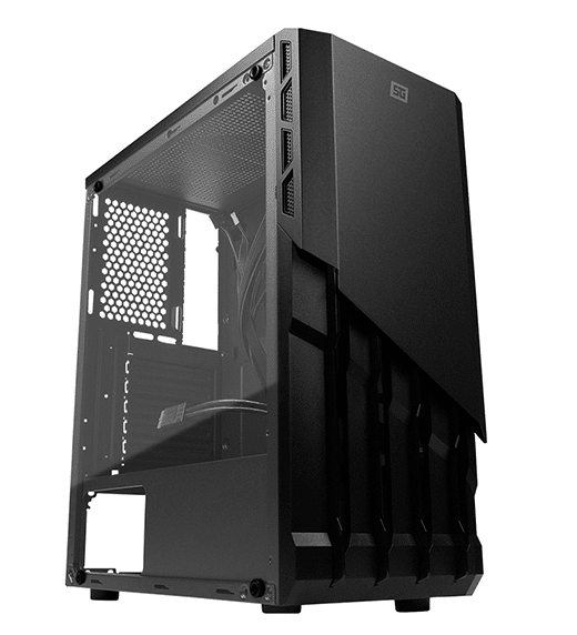 Gabinete                               Start The Game Matx Cristal Lateral Usb 3.0 S/fte Csg-530 Bk Pue
