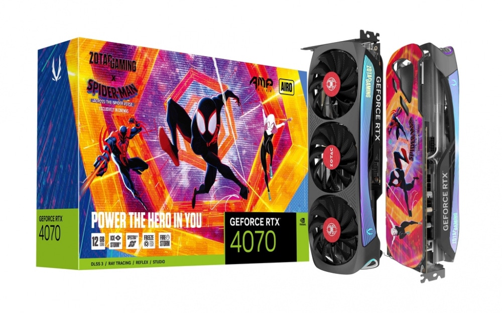 Zotac                                                                                                                                                                                                                                                                                                                                                                                                                                                                                                                                                                                                                                                                                                                                                                                                                                                                                                                                                                                                                                                                                    Gaming Geforce Rtx 4070 Amp Airo Spiderman 12gb Gddr6x, 192bit,