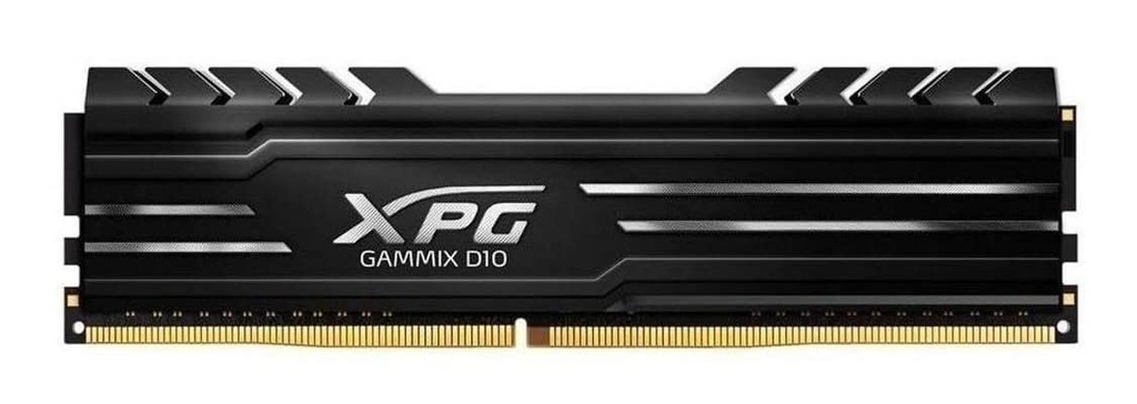 MEMORIA DDR4 ADATA XPG GAMMIX D10 8GB 3000 MHZ NEGRO AX4U300038G16A-SB10 PUE
